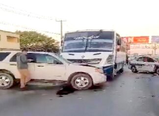 Chocan en la carretera Río Bravo-Reynosa dejando lesionados y daños materiales