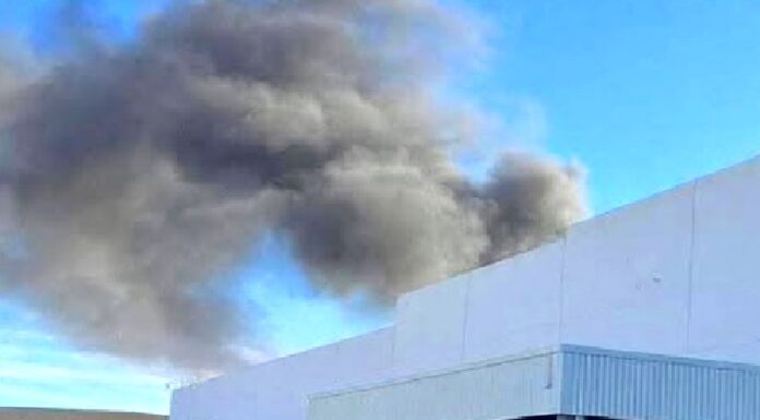 Conato de incendio en maquiladora dejo daños materiales