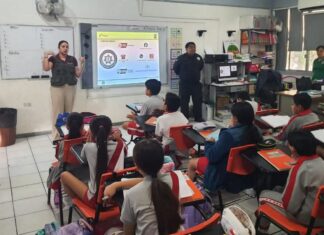 Promueven civismo digital y prevención de delitos cibernéticos entre estudiantes de primaria