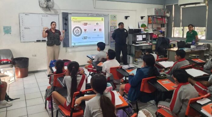 Promueven civismo digital y prevención de delitos cibernéticos entre estudiantes de primaria