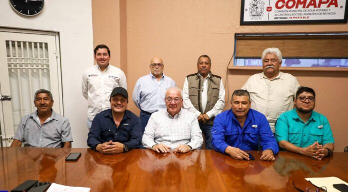 Firma Comapa Reynosa contrato colectivo con Sindicato de Jornaleros y Obreros Industriales
