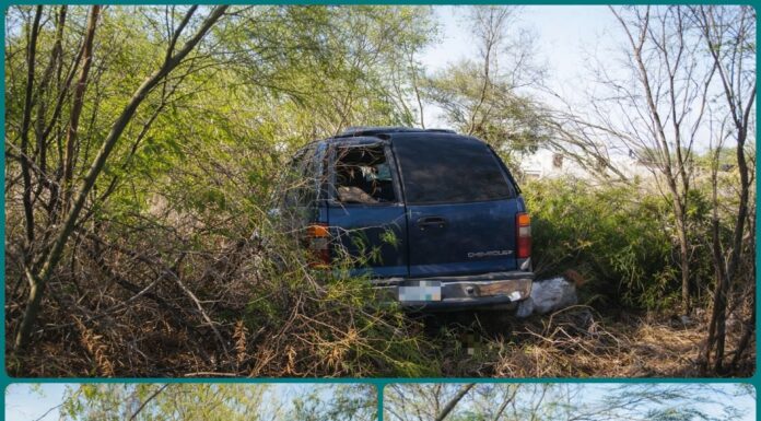 Salida de camino en carretera Matamoros–Río Bravo deja una persona fallecida