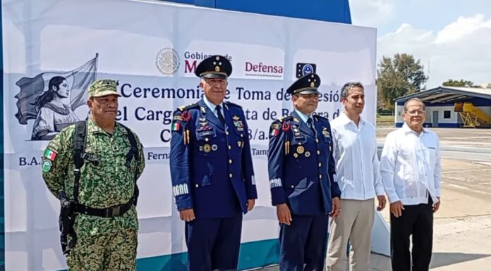 Toma protesta Comandante de la 8/a Zona Aérea Militar