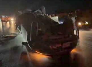 “Viaducto de la Muerte” testigo del enésimo accidente vial que dejo daños