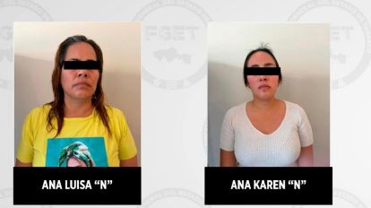 Aseguran 34 vehículos de lujo de “La Barredora” y detienen a 2 mujeres en Jalapa, Tabasco