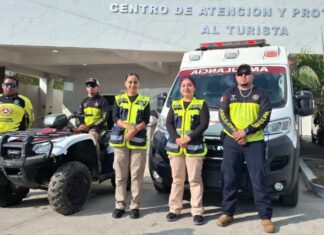Refuerzan operativo de atención y seguridad en Playa Miramar durante periodo vacacional