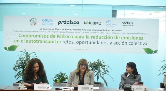 Destaca senadora Maki Ortiz importancia de acción colectiva para reducir emisiones al medio ambiente