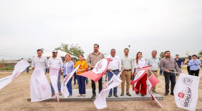 Pusieron en marcha Carlos Peña Ortiz y familias de La Joya, construcción de Cancha de Futbol