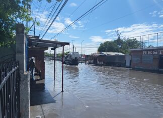 Lluvia dejó cuantiosos daños y unidades varadas