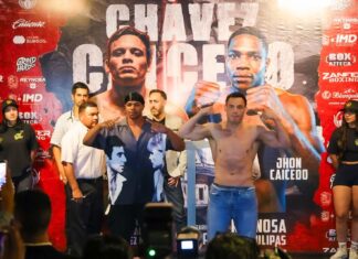 Dan el kilo; Carlos Peña Ortiz y Julio César Chávez atestiguaron pesaje para el gran combate