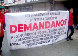Siguen los reclamos sin solución para miles de obreros de México