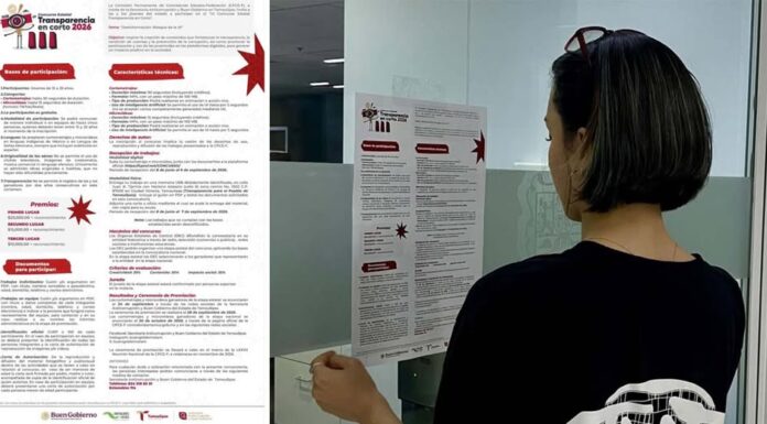 Lanzan convocatoria “Transparencia en Corto” tercera edición