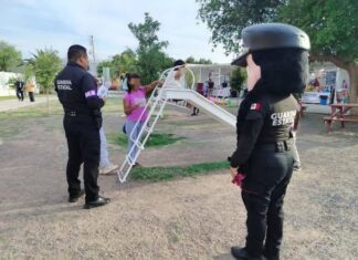 Implementa Guardia Estatal de Género operativo “Ruta Segura” e instala módulo preventivo en Nuevo Laredo