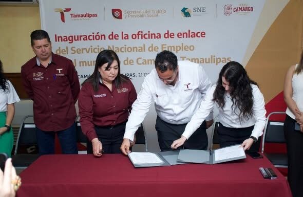 Inauguran Oficina de Colaboración del Servicio Nacional de Empleo en Camargo