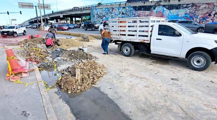 Comapa logra reparar fuga del “chorrito” que duro más de una semana
