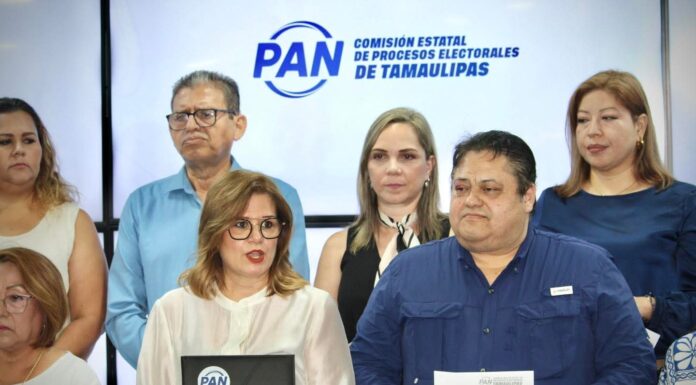 Registran fórmula encabezada por Omeheira López y Francisco Garza de Coss para la Dirigencia Estatal en Tamaulipas