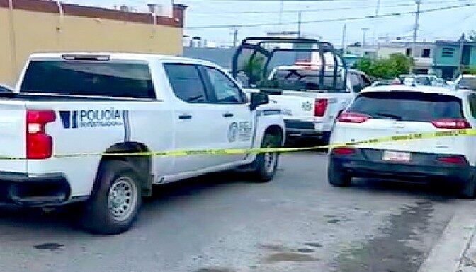 Hallan nonato en la vía pública acuden autoridades policiales