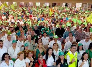 Karen Castrejón Trujillo, Presidenta Nacional del PVEM, fortalece la presencia del Partido Verde en Reynosa