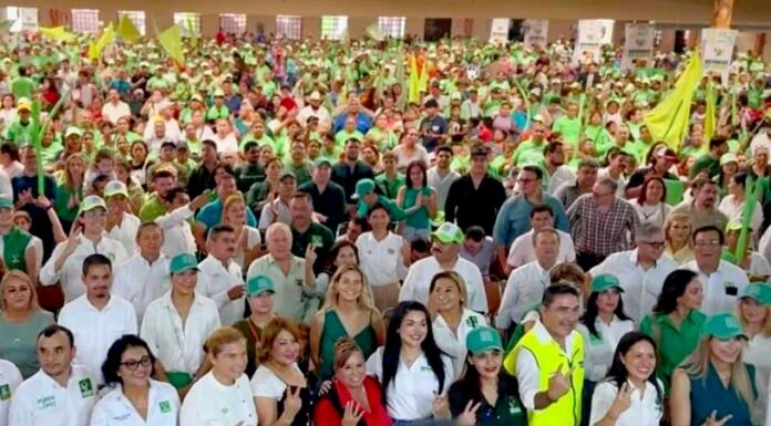 Karen Castrejón Trujillo, Presidenta Nacional del PVEM, fortalece la presencia del Partido Verde en Reynosa