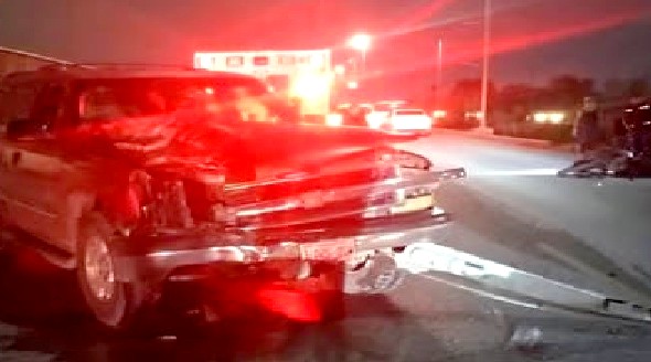 Muere motociclista en aparatoso accidente em libramiento Monterrey (1)