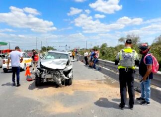 Otra vez en el “Viaducto de la Muerte” deja lesionados y daños