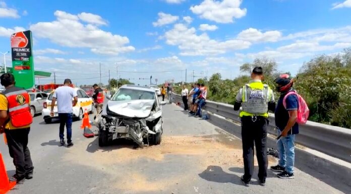 Otra vez en el “Viaducto de la Muerte” deja lesionados y daños