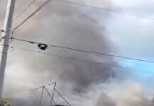 Bomberos acuden a sofocar incendio en la colonia Campestre dejo daños