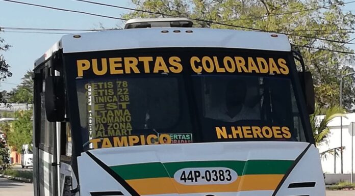 Por no ser rentable, ruta Tampico-Puertas Coloradas salió de su recorrido hacia el Hospital del ISSSTE