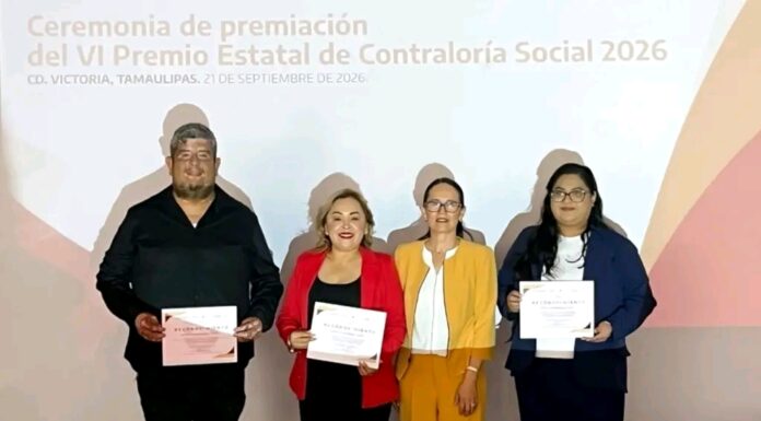 Premian a ganadores del Premio Estatal de Contraloría Social 2026
