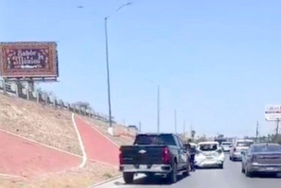 Chocan en carretera Río Bravo-Reynosa y dejan daños materiales