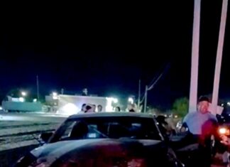 Unidad médica trasladan a víctima de atropellamiento en Balcones de Alcala