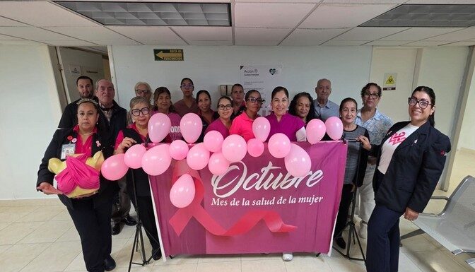 Fortalece Pemex la prevención del cáncer de mama en el Hospital Regional Reynosa durante el mes de octubre